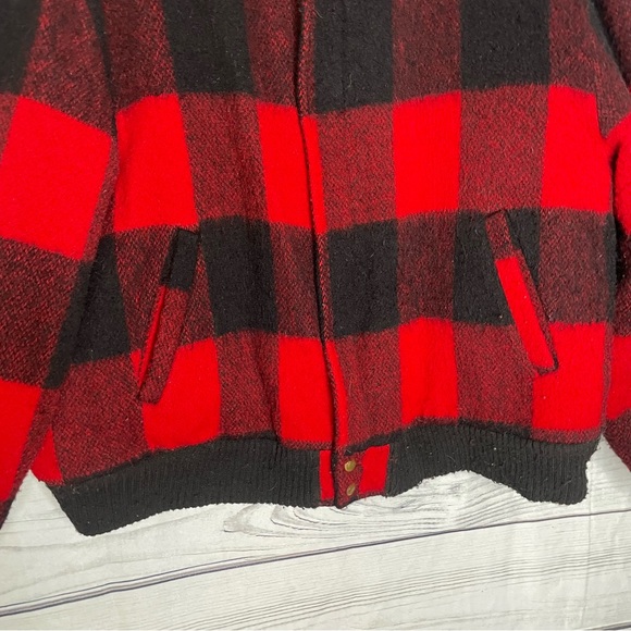 Woolrich Buffalo plaid bomber jacket XL - Picture 4 of 14